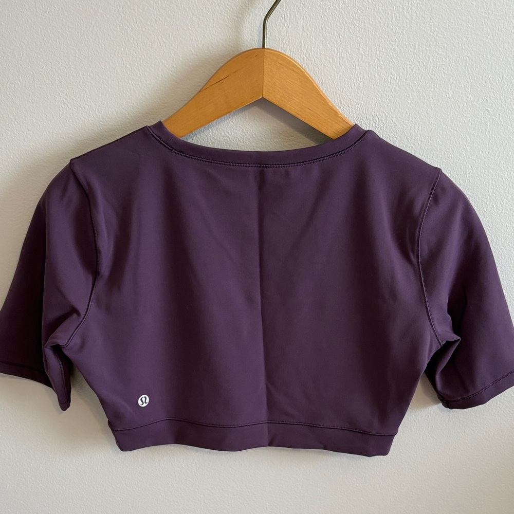 lululemon athletica Deep Purple Crop Top